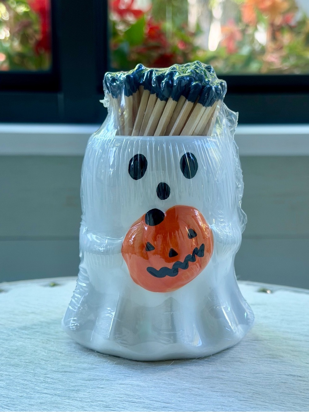 Kirkton House Halloween Match Holder Ghost Jack-O-Lantern Viral Aldi Exclusive
